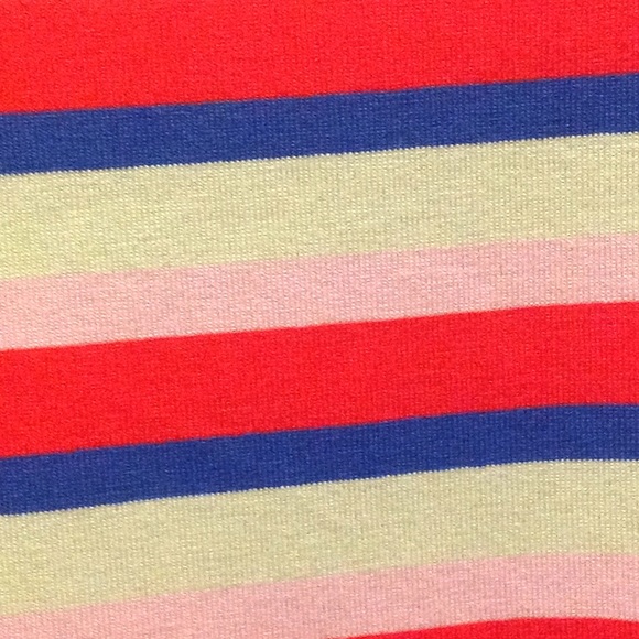 SALE NWOT S Lularoe Gigi- mint, red, blue stripes - Picture 3 of 4